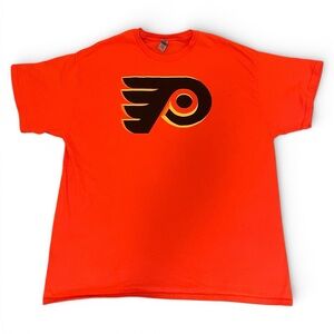 Men’s XL Promotional Philadelphia Flyers Orange Short Sleeve Tee
